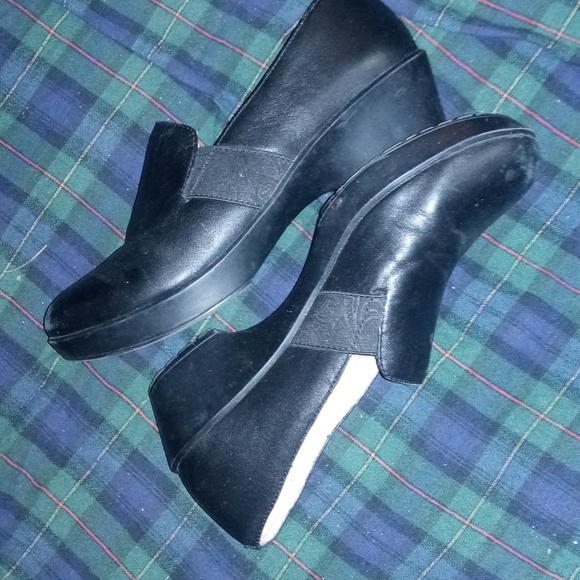 Dansko - Black - Leather - Clog Style - Non-Slip Shoes - Size lg 8.5/sm 9/EU39 - Picture 6 of 11